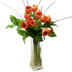 Tulips Arranged in a Vase